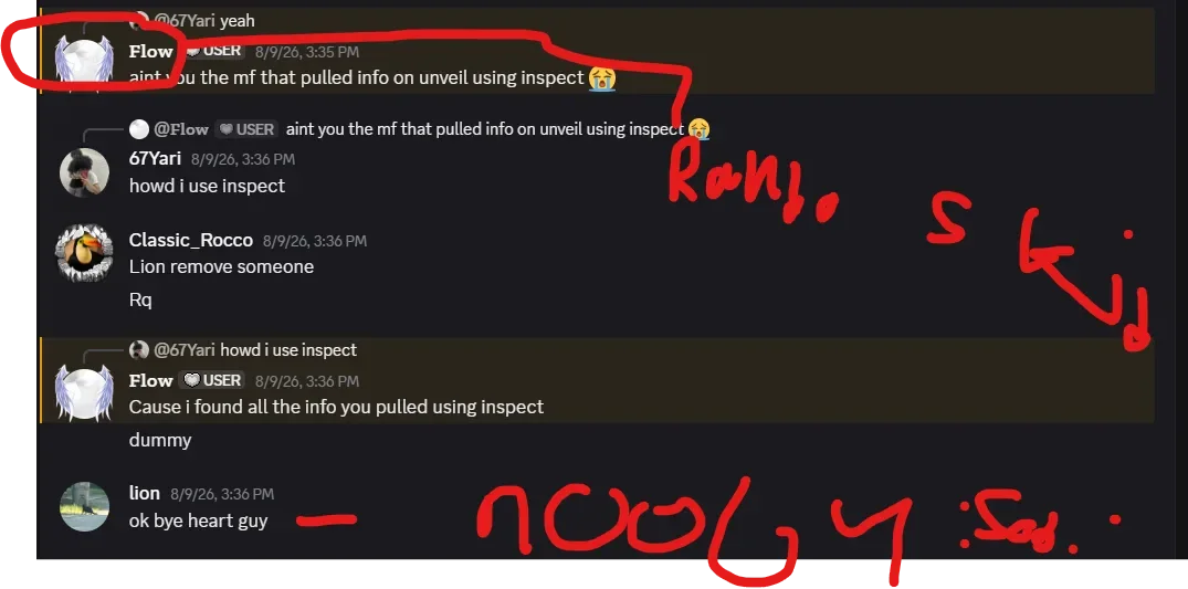unveil owner and random dick riders